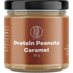BrainMax Pure Protein Peanuta, Arašídový krém s proteinem a karamelem, 30g