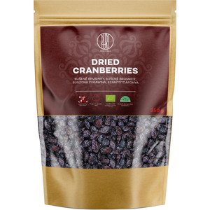 BrainMax Pure Dried Cranberries, Brusinky, BIO, 250 g *CZ-BIO-001 certifikát