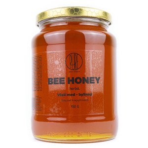 BrainMax Pure Včelí med bylinný, 950 g