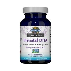 Garden of Life Prenatal DHA (omega pro těhotné ženy) , 30 kapslí