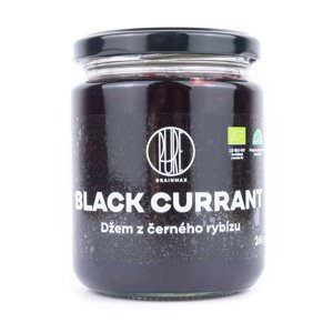 BrainMax Pure Black Currant Jam, Džem Černý rybíz BIO, 260g *CZ-BIO-001 certifikát