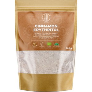 BrainMax Pure Cinnamon Erythritol, Erythritol Skořice, moučka, BIO, 500 g *CZ-BIO-001 certifikát