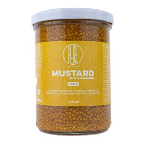 BrainMax Pure Habanero Mustard, hořčice s Habanero, 440 ml