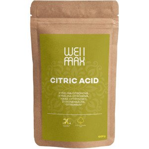 WellMax Kyselina citronová, Citric Acid, 1000 g