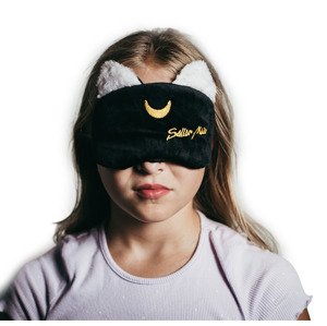 BrainMax Dětské masky na spaní Barva: Bílá ouška, černá Pohodlná dětská maska na spaní s motivy oblíbených pohádkových postav.