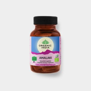 Organic India Amalaki antioxidant s přírodním vitaminem C 60 kapslí *CZ-BIO-001 certifikát