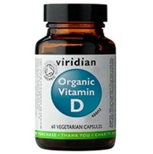 Viridian Vitamin D 60 kapslí Organic *CZ-BIO-003 certifikát