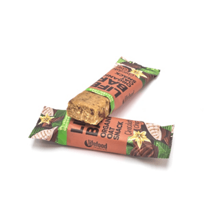 LifeFood - Tyčinka Lifebar Oat Snack s kousky čokolády, BIO, 40 g *CZ-BIO-002 certifikát