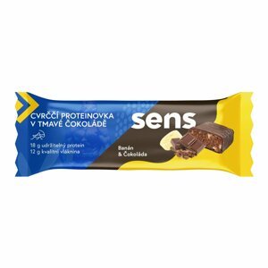 Sens - Cvrččí proteinovka v tmavé čokoládě - Banán & čokoláda, 60 g