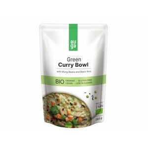 AUGA Bio Green Curry Bowl se zeleným kari kořením, fazolemi mungo a černou rýží, 283g *CZ-BIO-001 certifikát