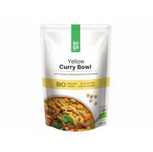 AUGA Bio Yellow Curry Bowl se žlutým kari kořením, houbami a cizrnou, 283g *CZ-BIO-001 certifikát