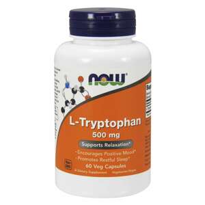 Now® Foods NOW L-Tryptofan 500 mg, 60 rostlinných kapslí