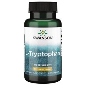 Swanson L-Tryptophan 500mg, Tryptofan, 60 kapslí