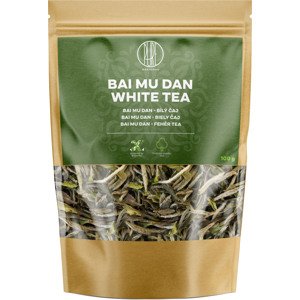 BrainMax Pravý čínský bílý čaj BAI MU DAN nejvyšší kvality, 100 g