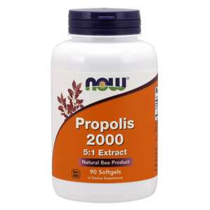 Now® Foods NOW Propolis 2000 5:1 Extract, 2 gramy včelího propolisu, 90 softgelových kapslí