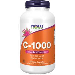 Now® Foods NOW Vitamin C-1000 s bioflavonoidy, 250 rostlinných kapslí