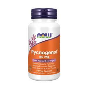 Now® Foods NOW Pycnogenol s Acerolou a Rutinem, 60 mg, 50 rostlinných kapslí