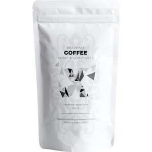 BrainMax Coffee Reishi & Cordyceps, káva s vitálními houbami, BIO, 200g *CZ-BIO-001 certifikát