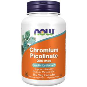 Now® Foods NOW Chromium Picolinate, 200 mcg, 250 rostlinných kapslí