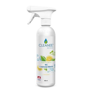 Cleanee ECO hygienický čistič WC s aktivní pěnou s vůní citronu 500 ml