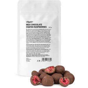 Vilgain Lyofilizované maliny v mléčné čokoládě 100 g