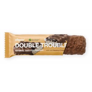 Vilgain Double Trouble Protein Bar Lískooříškový krém s mléčnou čokoládou 55 g