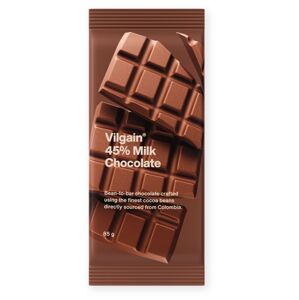 Vilgain Tabulková čokoláda 45% mléčná čokoláda 85 g