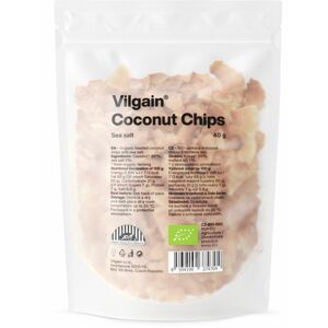 Vilgain Kokosové chipsy BIO mořská sůl 40 g