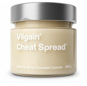 Vilgain Cheat Spread mandle s bílou čokoládou a kokosem 200 g