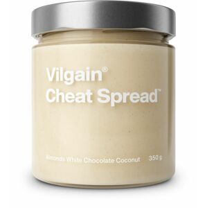 Vilgain Cheat Spread mandle s bílou čokoládou a kokosem 350 g
