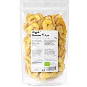 Vilgain Bananové chipsy slazené kokosovým cukrem 120 g