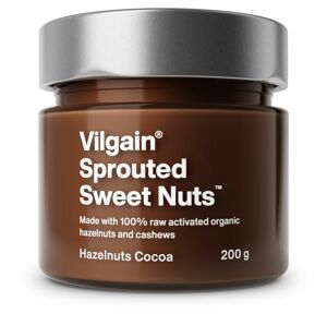 Vilgain Sweet Nuts z aktivovaných ořechů BIO Lískové ořechy s kakaem 200 g