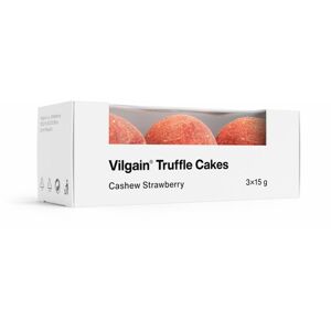 Vilgain Truffle Cakes BIO kešu a jahoda 45 g (3 x 15 g)