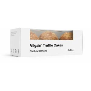 Vilgain Truffle Cakes BIO kešu a banán 45 g (3 x 15 g)