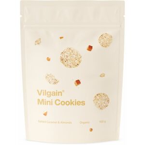 Vilgain Mini Cookies BIO slaný karamel s mandlemi 100 g