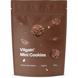 Vilgain Mini Cookies BIO kešu, čokoláda a vlašské ořechy 100 g
