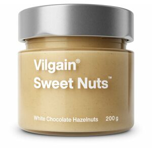 Vilgain Sweet Nuts lískové ořechy s bílou čokoládou 200 g