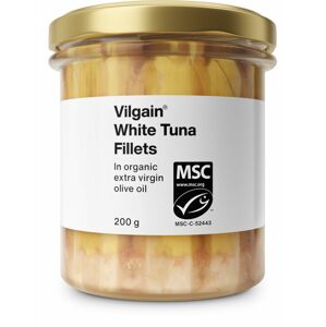 Vilgain Tuňák bílý filety v bio extra panenském olivovém oleji 200 g