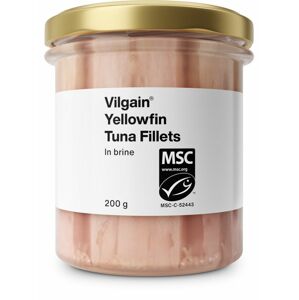 Vilgain Tuňák žlutoploutvý filety ve vlastní šťávě 200 g