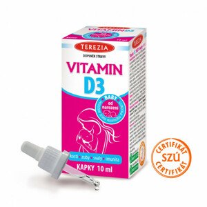 Terezia Vitamin D3 Baby od 1.měsíce 400 IU 10 ml