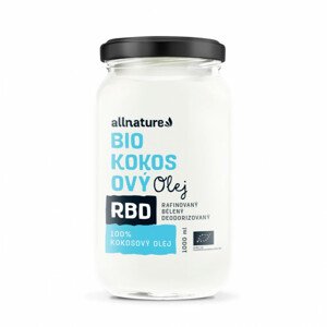Allnature RBD Kokosový olej BIO bez vůně 1000 ml