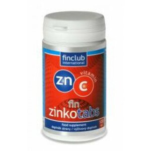 Finclub Zinkotabs 120 tablet zinek + vitamín C